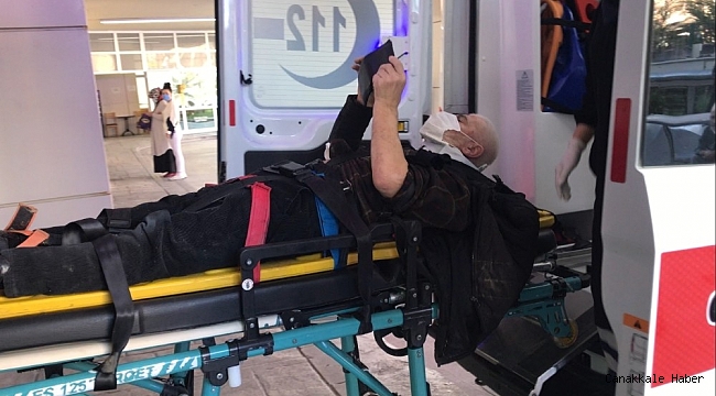 Marangozda 3 metre yükseklikten düşen şahıs yaralandı
