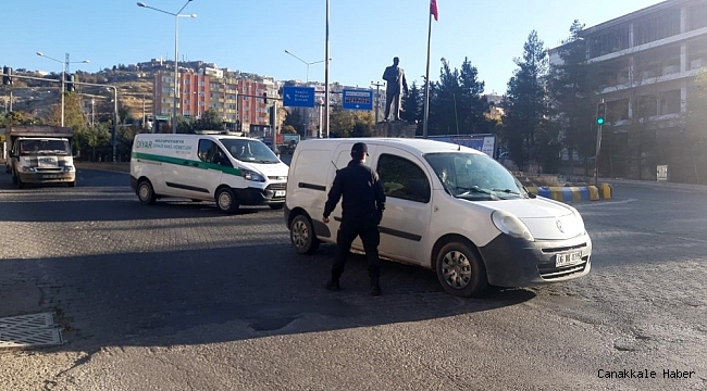 Mardin&#039;de sokağa çıkma kısıtlamasında denetimler sürüyor