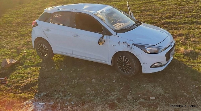 Mardin'de virajı alamayan otomobil takla attı: 4 yaralı