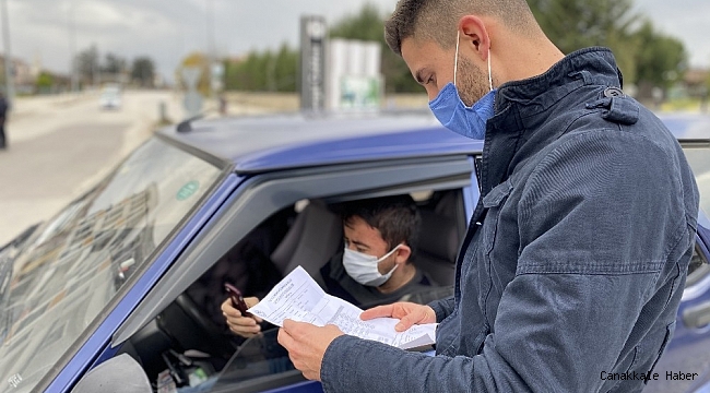 Markete araçları ile gidenlere ceza yağdı