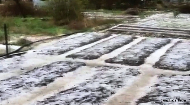 Marmaris&#039;i kar değil, dolu beyaza bürüdü
