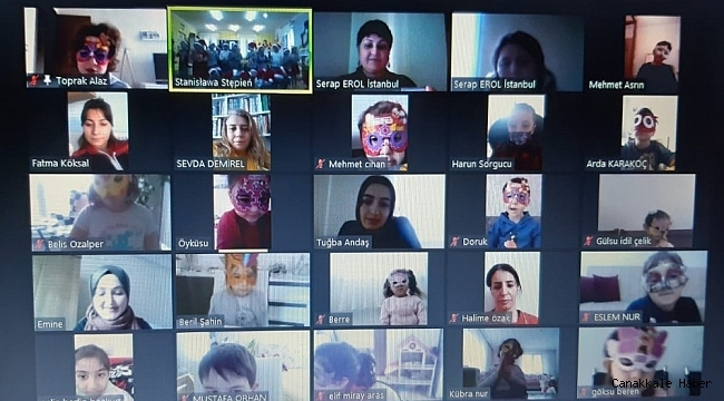 Masal gemisi projesi ile Türk ve Polonyalı çocuklar etkinlik yaptı