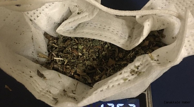 Maskeyi korona virüsten korunmak için değil uyuşturucu saklamak için kullandı