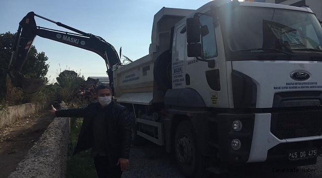 MASKİ bir dere yatağını daha temizledi