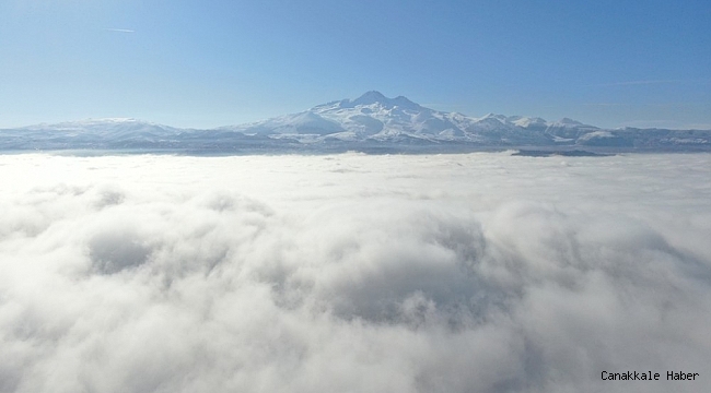 Mavi ile yeşilin buluştuğu Kocasinan'dan Erciyes ayrı bir güzel