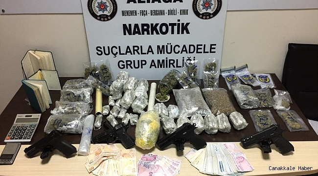 Menemen'de emniyet ve jandarmadan ortak uyuşturucu operasyonu: 2 gözaltı