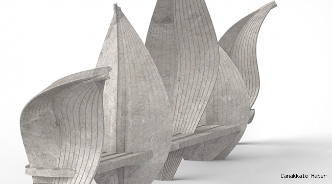 Mermerden kent mobilyası tasarladı, ödülü kaptı