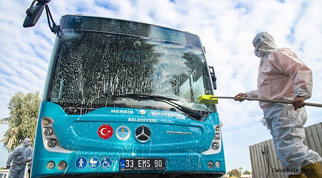 Mersin Büyükşehir Belediyesi 9 ayda 12 bin dezenfeksiyon işlemi yaptı
