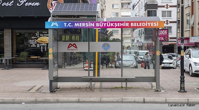 Mersin&#039;de 51 noktaya &#039;akıllı durak sistemi&#039; yerleştirildi
