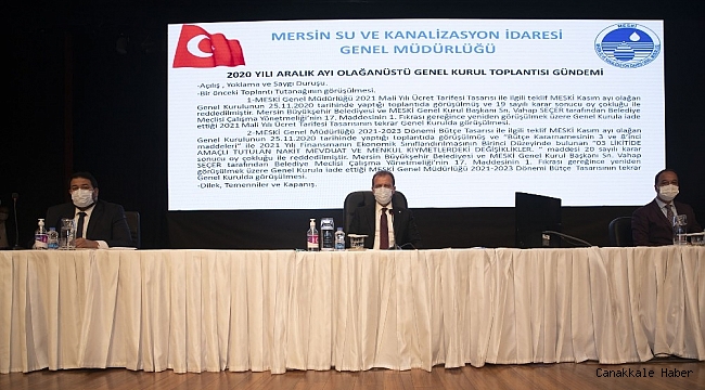 MESKİ'nin 2021-2023 dönemi bütçe tasarısı kabul edildi