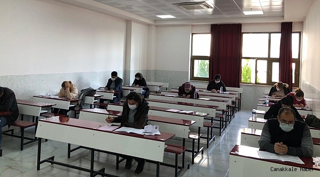 MEÜ idari personeli Görevde Yükselme Sınavında ter döktü