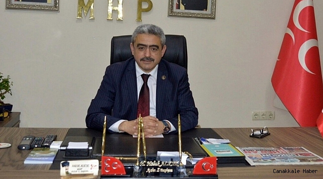MHP Aydın İl Başkanı Alıcık, &quot;Sarıkamış Türk milletinin fedakarlık zirvesidir&quot;