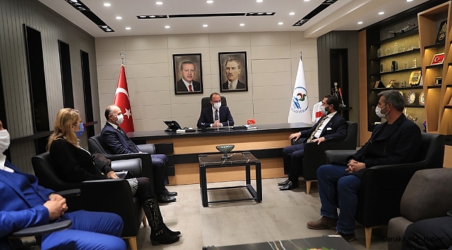 MHP İlçe Teşkilatından Başkan Örki&#039;ye ziyaret