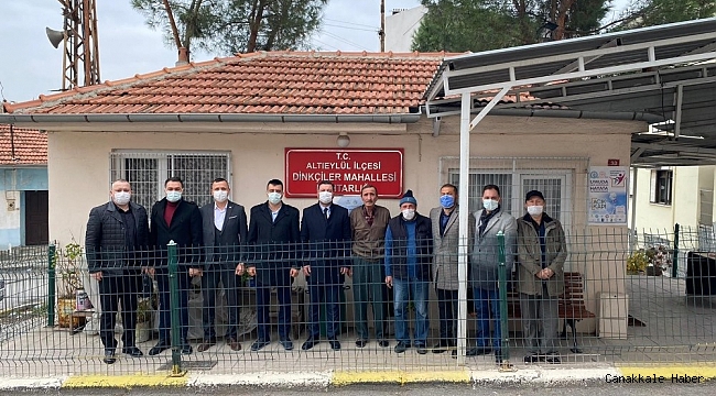 MHP&#039;den mahalle muhtarlara ziyaret