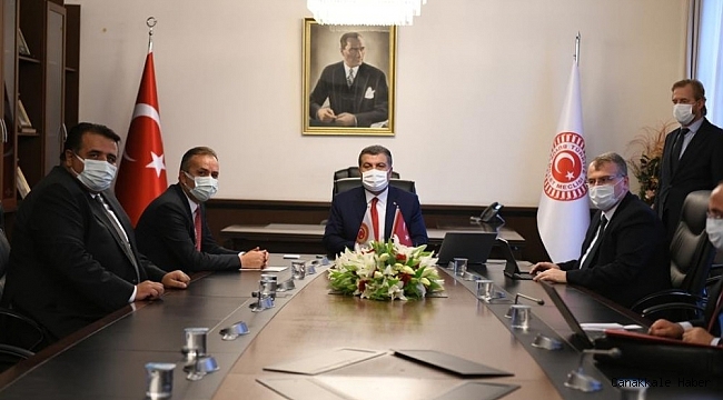 Milletvekilleri Ceylan ve Kaya, Sağlık Bakanı Koca&#039;yı ziyaret etti