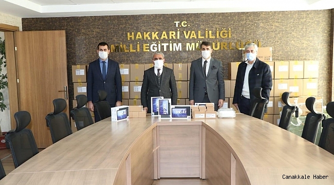 Milli Eğitim Bakanlığından Hakkari'ye 850 tablet