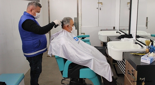 Mobil Kuaför Tırı Elmalı ve Kaş&#039;ta hizmet verdi