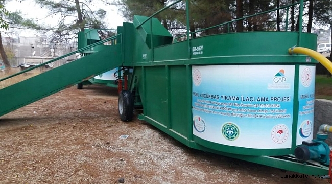 Mobil küçükbaş yıkama ilaçlama projesi