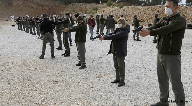 Muğla&#039;da ormancılara silah eğitimi