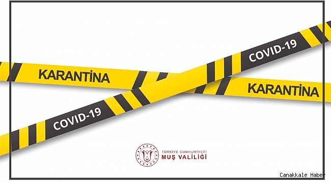 Muş'ta bir köy karantinaya alındı