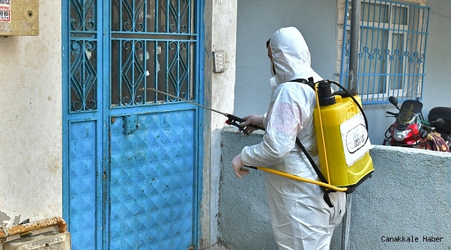 Müzikli sokak dezenfeksiyonu