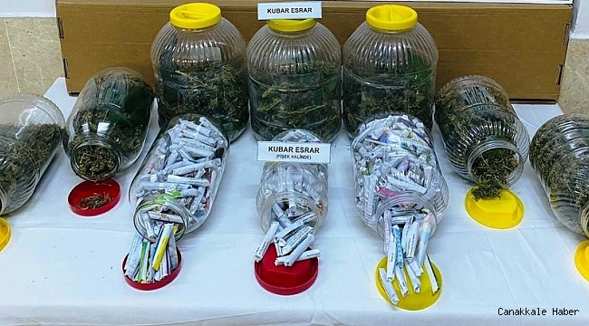 Nazilli&#039;de 2 bin 385 gram uyuşturucu ele geçirildi