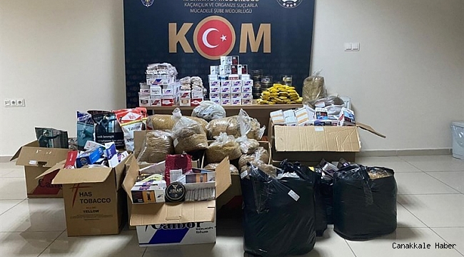 Nevşehir Emniyetinden 9 işyerine kaçak tütün operasyonu