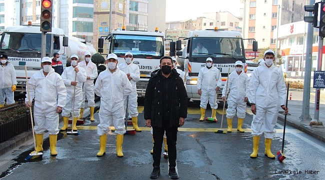 Nevşehir&#039;de caddeler &#039;foşur foşur&#039; yıkandı