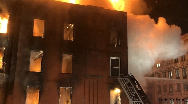 New York'ta korkutan yangın