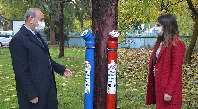 Oğuzeli&#039;nde sokak hayvanları için örnek davranış