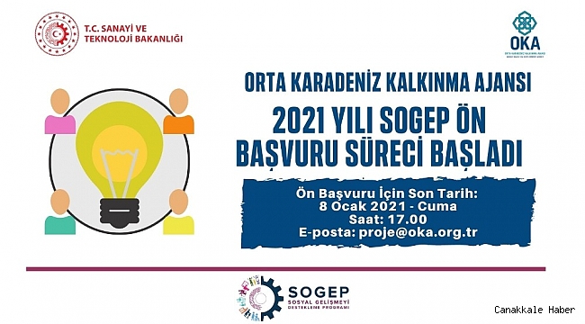 OKA 2021 yılı SOGEP ön başvuru süreci başladı