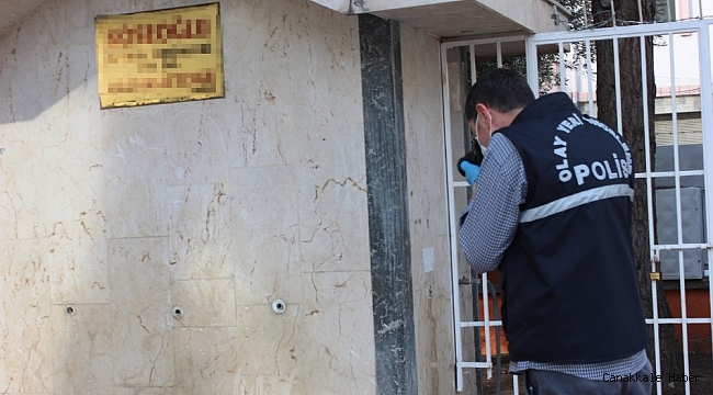 Okul bahçesinden musluk çalındı