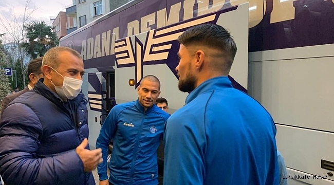 Ordu Valisi Tuncay Sonel, Adana Demirspor'a maç öncesi ziyaret etti