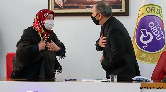 Ordu Valisi yılın son gününde de vatandaşın derdini dinledi