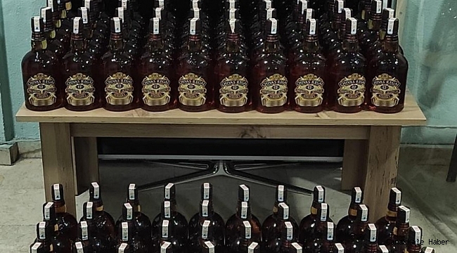 Orhangazi&#039;de kaçak içki operasyonu