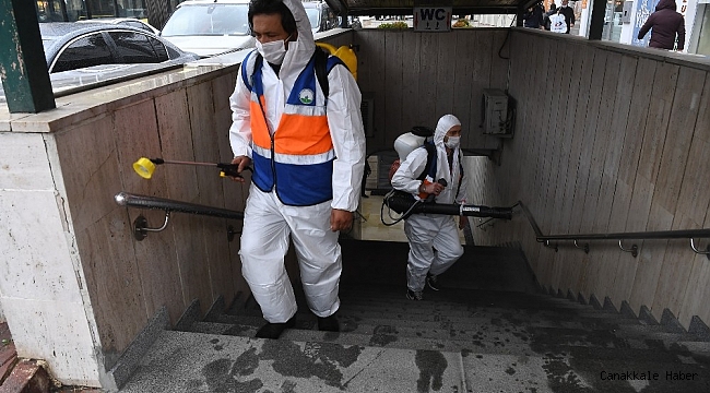 Osmangazi&#039;de dip bucak dezenfeksiyon