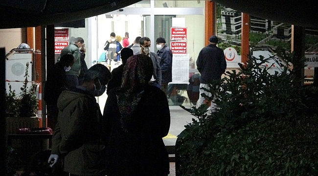 Osmaniye&#039;de korona testi için hastanede yoğunluk oluştu