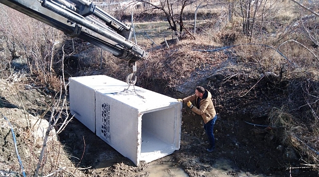 Otluca köyünde hummalı çalışma