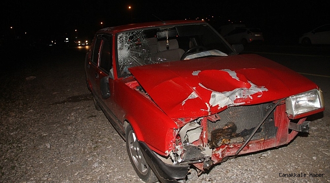 Otomobil ile çarpışan motosiklet sürücüsü öldü