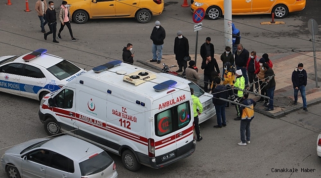 Otomobil ile motosiklet çarpıştı: 1 yaralı