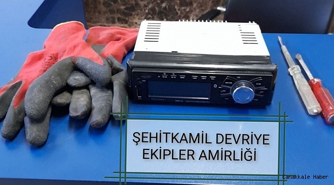 Otomobilden hırsızlık yapan şahıs suçüstü yakalandı