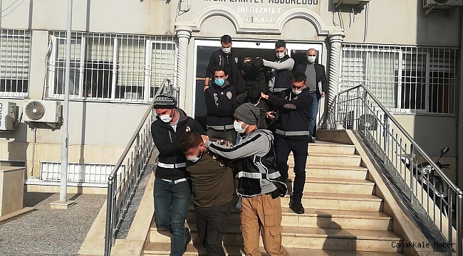 Otomobili kundaklayan şüpheliler adliyeye sevk edildi