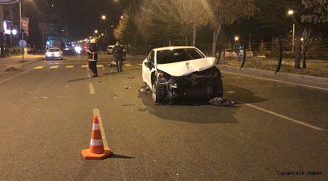 Otomobiller çarpıştı, biri takla attı: 5 yaralı