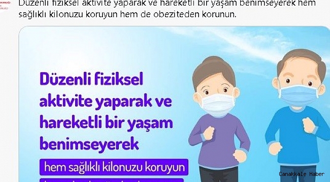 Pandemide düzenli fiziksel aktivite önerisi