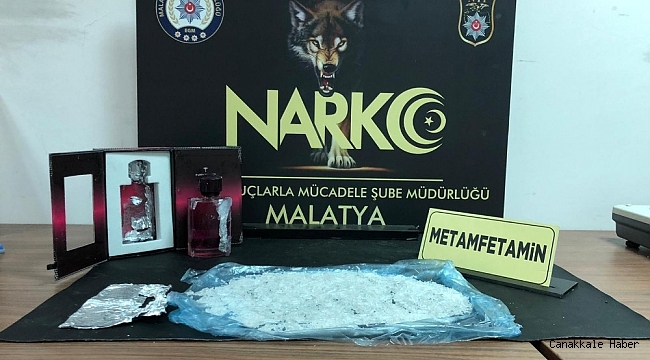 Parfüm kutusunda uyuşturucu