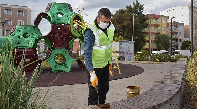 Park ve Bahçeler Müdürlüğü ekipleri Aliağa&#039;nın her yerinde