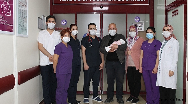 Parmak bebek Belinay GAÜN Hastanesinde hayat buldu