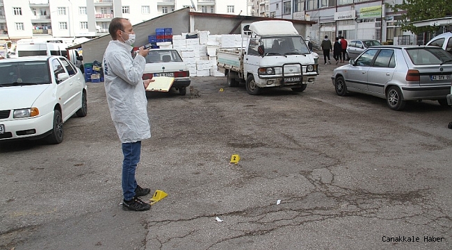 Pazar yerinde silahlı saldırıya uğrayan şahıs yaralandı
