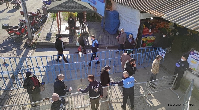 Pazar yerlerinde korona virüse geçit yok