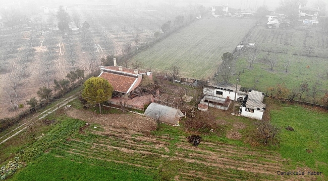 Pınar&#039;ın öldürüldüğü cinayet evi havadan görüntülendi